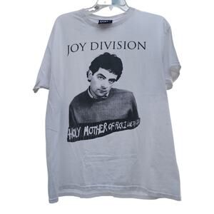 Mr Bean Holy Mother I Love Joy Division Women T-Shirt